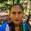 Soraida Chindoy, 38, Indigenous leader from the Inga community of the Condagua reservation. She has been part of the movement to stop the mining project from the beginning. Image by Antonio Cascio for Mongabay.