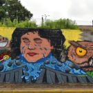 A mural of murdered activists Berta Cáceres in Tegucigalpa, Honduras. Photo by disoniador via Pixabay.