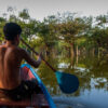 A traditional fishermen in an Indigenous territory on the Tapajós River, in the Brazilian Amazon. Photo credit: Marcio Isensee e Sá. Licensed via Adobe Photo Stock