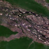 Planet satellite images of the drought-affected Rio Negro in October 2023. Photo courtesy of Planet Labs.