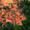 Overflight of illegal mining within the Yanomani Indigenous territory, Roraima, Brazil, April 2021. Image by Christian Braga for Greenpeace.