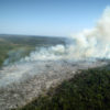 Recently deforested and burnt area in Porto Velho, Rondônia state July 29, 2021. Photo © Christian Braga / Greenpeace