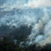 Forest fire in a degraded area in the Mapinguari National Park, in Lábrea, Amazonas state on July 29, 2021. Photo © Christian Braga / Greenpeace