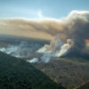 Forest fire in a deforested area in an undesignated public forest in Porto Velho, Rondônia on July 29, 2021. Photo © Christian Braga / Greenpeace