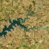 Prolonged dry conditions have caused the worst drought in central and southern Brazil in almost a century. The Operational Land Imager (OLI) on NASA's Landsat 8 captured an image of Lago das Brisas on the Paranaíba River on June 17, 2021.