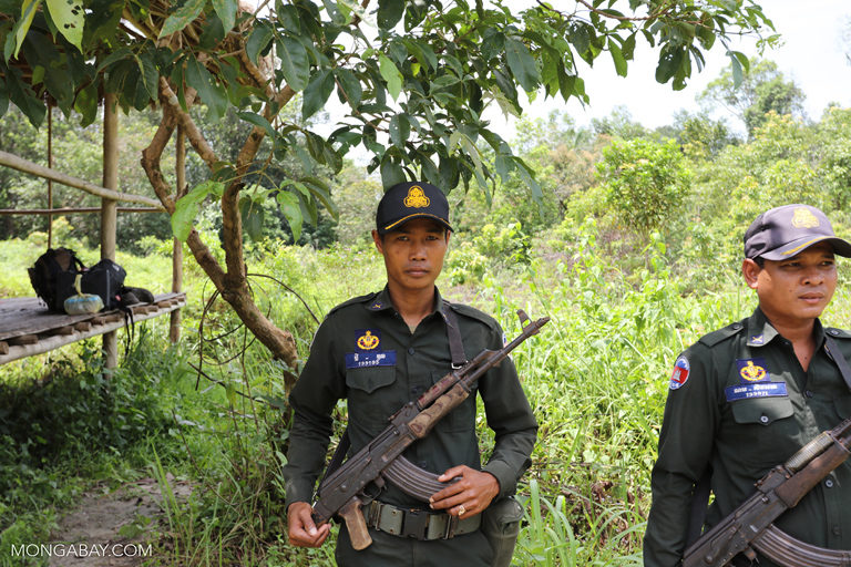 Wildlife rangers in Cambodia, Rhett Butler for Mongabay.