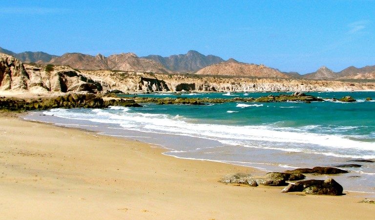 Beach at Cabo Pulmo National Marine Park