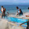 Fishers in San Agapito barangay on Verde Island in Batangas province prepare their nets in September.