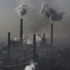 In Hebei province, smoke billows from chimneys from the steel plants in 2014. Photo © Lu Guang / Greenpeace