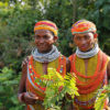 Two Indigenous women in Odisha, India.