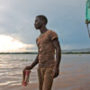 A fisher at Kenya's Lake Victoria.