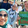 Greenfaith representatives attending as a multifaith delegation at Stop Line 3 pipeline protests in Minnesota. Image courtesy of Nana Firman.