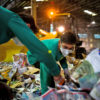 Sorting through plastic