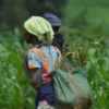 A women working in a tree nursery to supply reforestation in the Maji Mazuri and Makutano forests of Kenya. Photo by The Green Belt Movement courtesy of Ecosia.