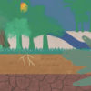 Representative animation of the soil formation process