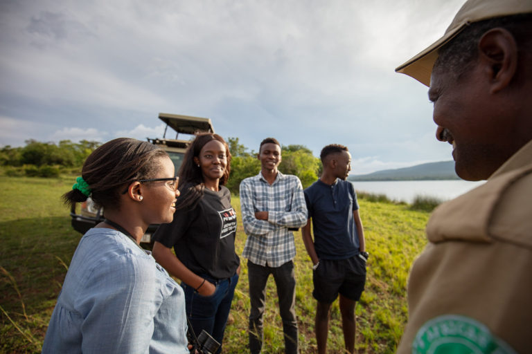 School of Wildlife Conservation students in the field. Photo courtesy of ALU