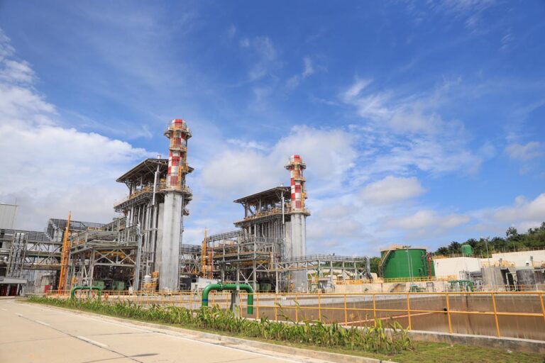 Gas-fueled power plant in Riau, Indonesia. Image courtesy of PLN.