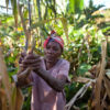 A farmer embracing agroecological approaches in Haiti. Photo credit: Ben Depp